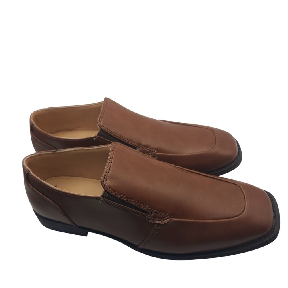 SONOMA Goods For Life® Boys Slip-On Brown Dress Loafer Shoes sz 7‎ Youth